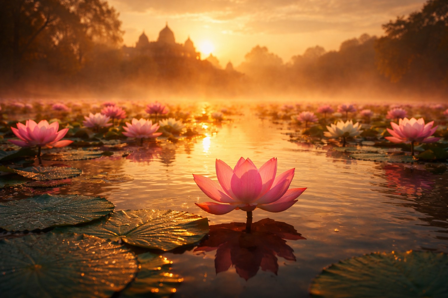 Sacred Lotus -- Peace and Clarity